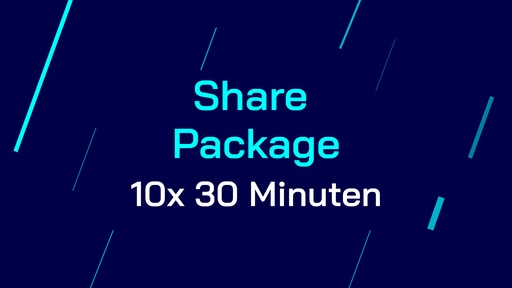 [GCSHP] Share Package - 10 x 30 Minutes - Gift Card